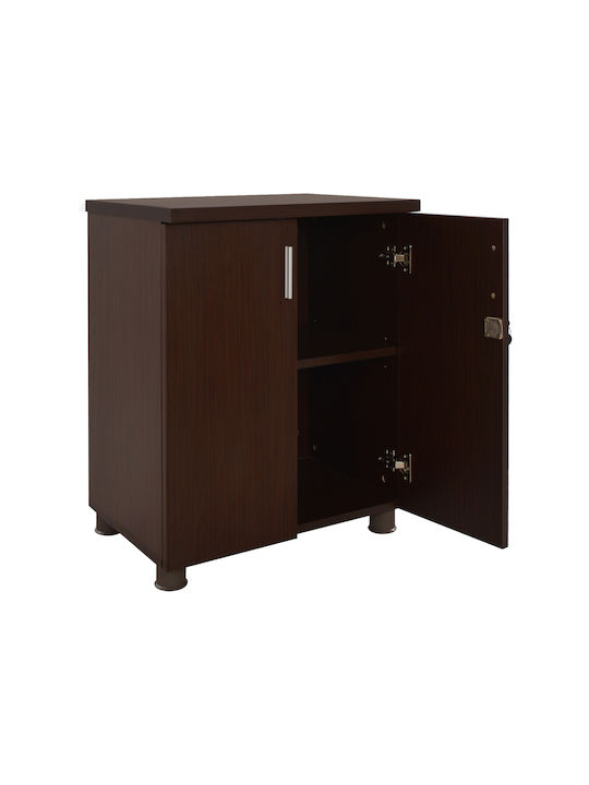 Ντουλάπι Γραφείου Ξύλινο Vance με Κλειδαριά Wenge 60x46x75cm