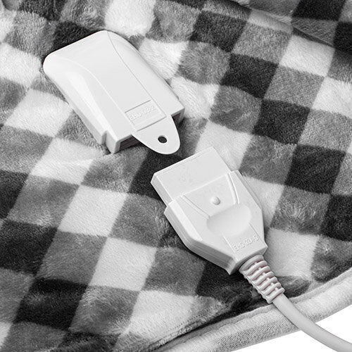 Camry Double Electric Washable Blanket with Timer White 120W 160x180cm