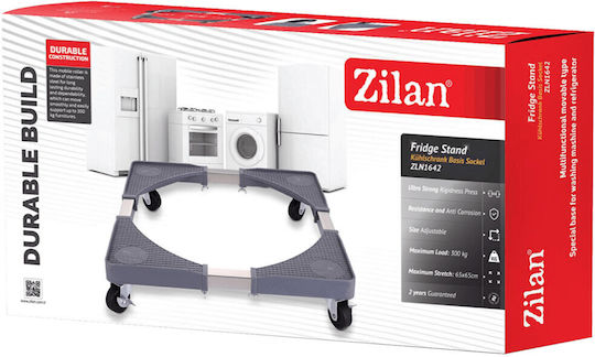 Zilan ZLN1642 Reglabil Suporturi de Mașină de Spălat cu Roți 46x65εκ. 1buc