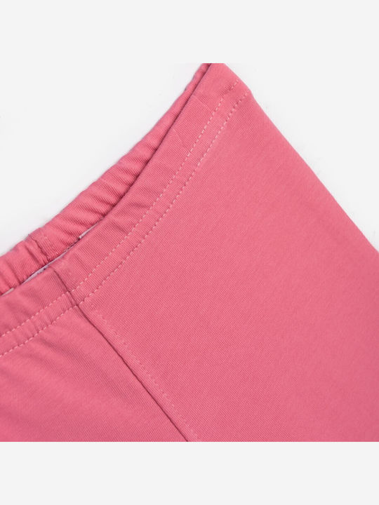 Kinder-Set mit Leggings Sommer 2Stück White, Barbie Pink