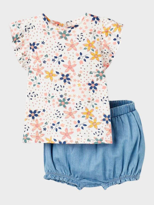 Παιδικό Σετ με Σορτς Καλοκαιρινό 2τμχ floral
