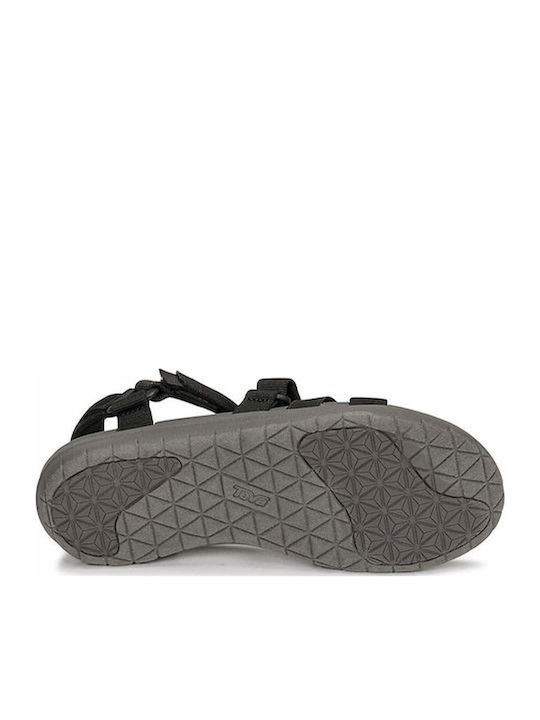 Sanborn Women's Flat Sandals Sporty in Black Color