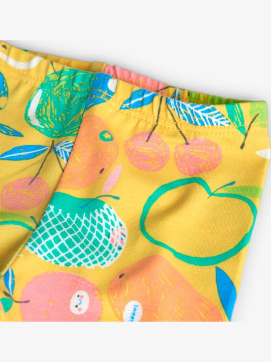Kids' Set with Leggings Summer 2pcs Salmon