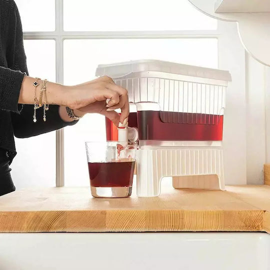Qlux Διανεμητής Ποτού Πλαστικός με Βρυσάκι 4.5lt