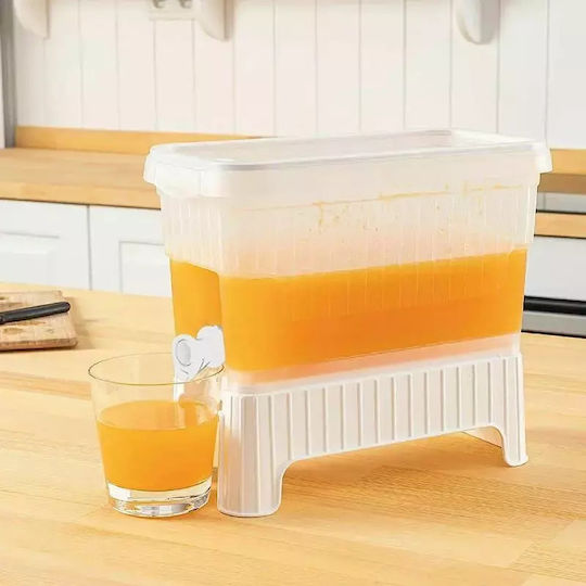 Qlux Διανεμητής Ποτού Πλαστικός με Βρυσάκι 4.5lt