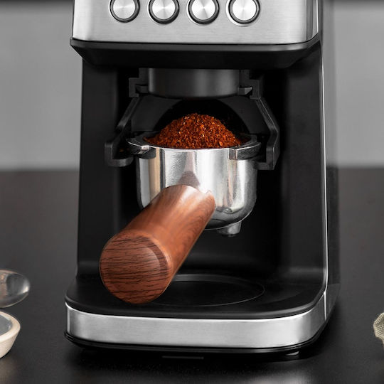 Gastroback Râșniță electrică pentru cafea 180W cu capacitate de boabe 320gr și 31 niveluri de măcinare Argintiu