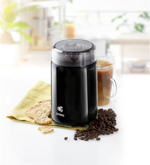 Domo Râșniță electrică pentru cafea 150W cu capacitate de boabe 70gr Negru