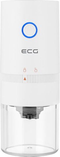 ECG ECG KM 150 Râșniță Electrică de Cafea 13W cu Capacitatea de Măcinare a Boabelor 30gr Albă