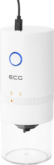 ECG ECG KM 150 Râșniță Electrică de Cafea 13W cu Capacitatea de Măcinare a Boabelor 30gr Albă