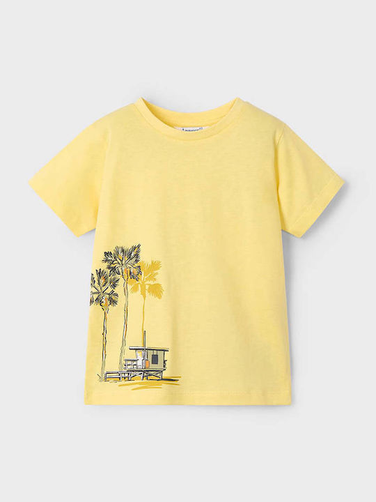 Kids' Set with Shorts Summer 3pcs Yellow