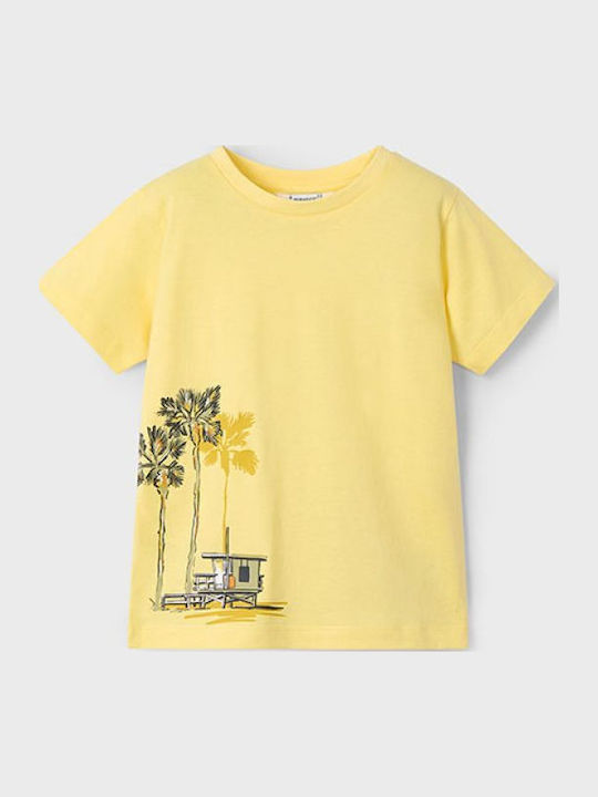 Kids' Set with Shorts Summer 3pcs Yellow