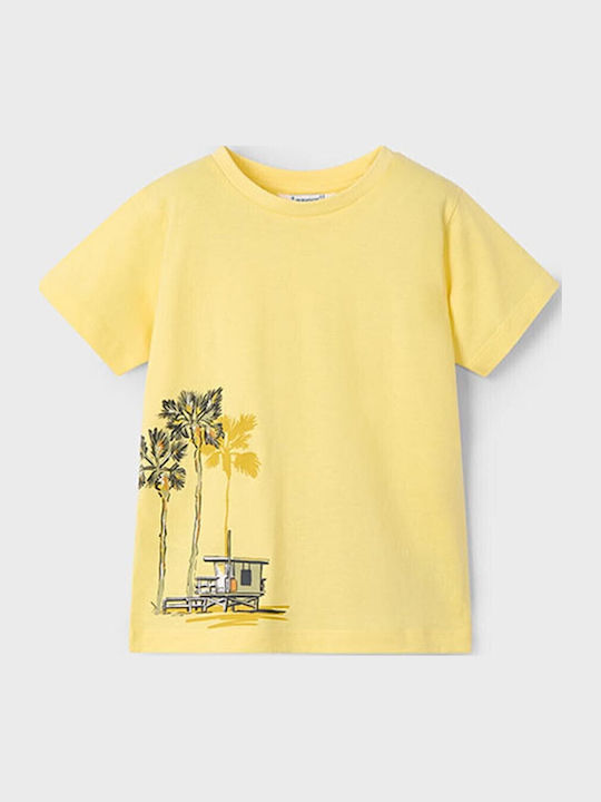 Kids' Set with Shorts Summer 3pcs Yellow