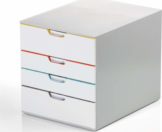 Durable Schreibtischschublade 4 Positionen Mehrfarbig Varicolor