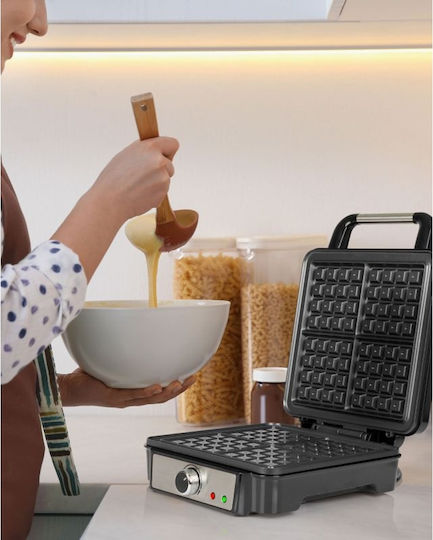 Profi Cook PC-WA 1241 Waffle Maker For Square Waffles 4 Waffles 1200W