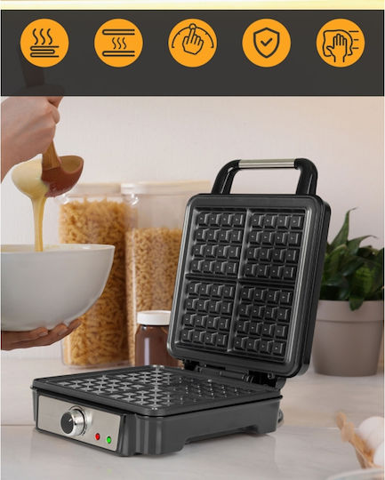 Profi Cook PC-WA 1241 Waffle Maker For Square Waffles 4 Waffles 1200W