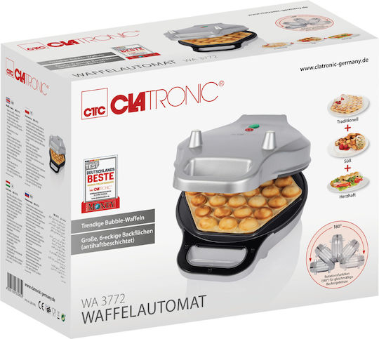 Clatronic Maker Wa Βαφλιέρα για Bubble Βάφλες 700W