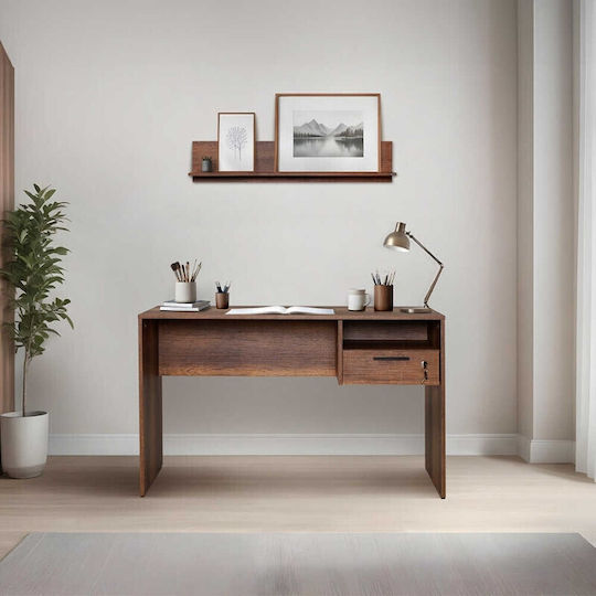 Γραφείο Tori Ξύλινο Walnut 120x60x75εκ.