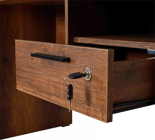 Γραφείο Tori Ξύλινο Walnut 120x60x75εκ.