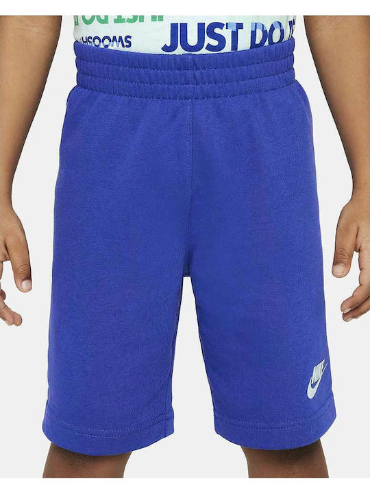 Kids' Set with Shorts Summer 2pcs Blue Sportswear