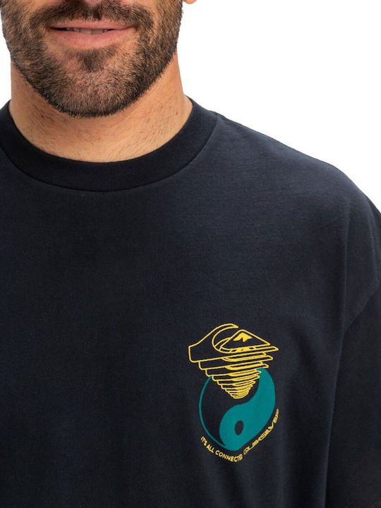 Wave T-shirt Μαυρο