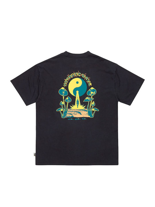 Wave T-shirt Μαυρο