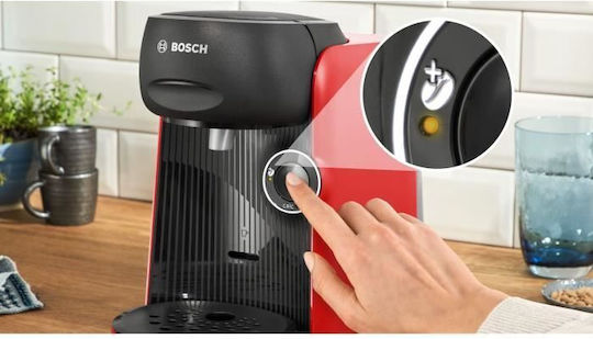 Bosch Espressor pentru capsule Tassimo Presiune 15bar Roșie