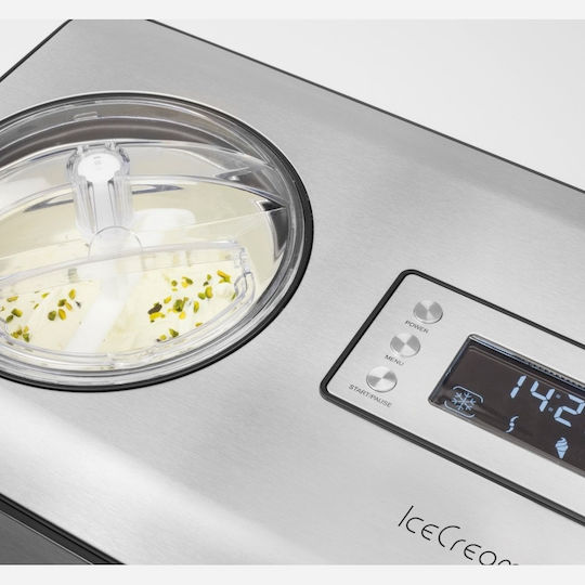 Caso Ice Cream Maker 2lt Silver