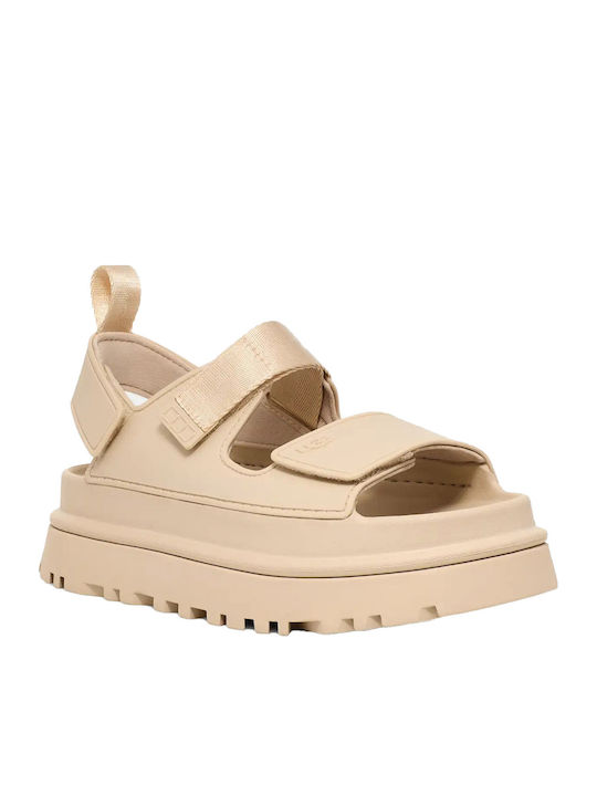 GoldenGlow Women's Flat Sandals sea salt Regular Fit