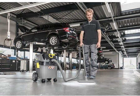 Karcher NT 30/1 Ap Te L Прахосмукачка За Течности / Твърди 1380W с Пластмаса Контейнер 30лт