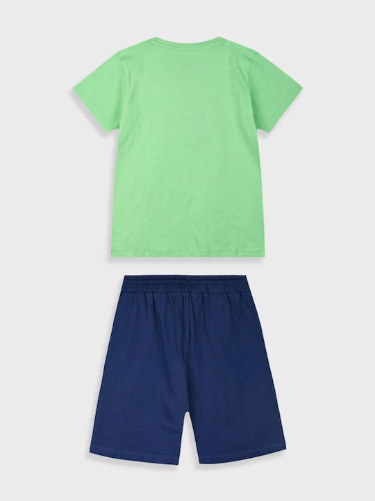 Energiers Kids Set with Shorts Navy Blue 2 Pieces