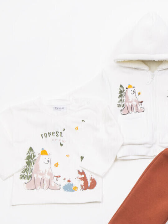 Trax Sweatpants Set Ecru Trax Sweatpants Set Ecru