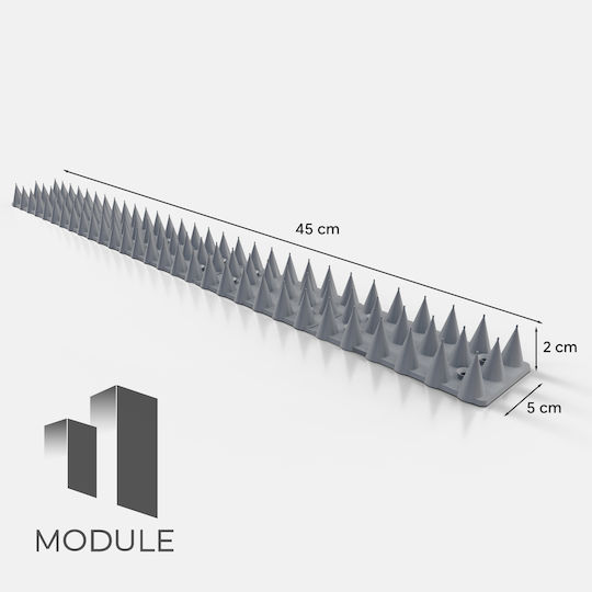 Module Repellent Spikes Birds / Cats / Rodents 58gr 0.45x0.05m