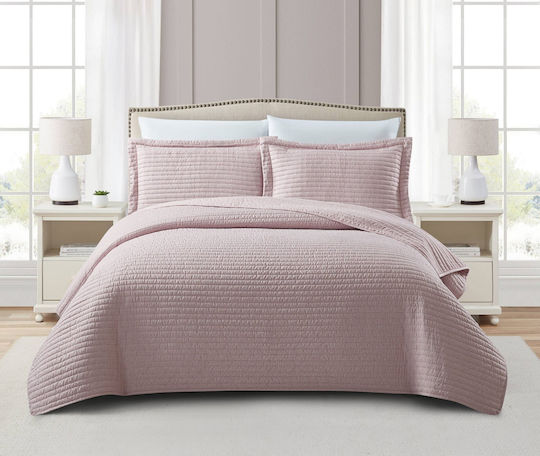 Liolios Home Coverlet Semi-double Dusty Rose 180x240cm Liolios Home Coverlet Semi-double Dusty Rose 180x240cm