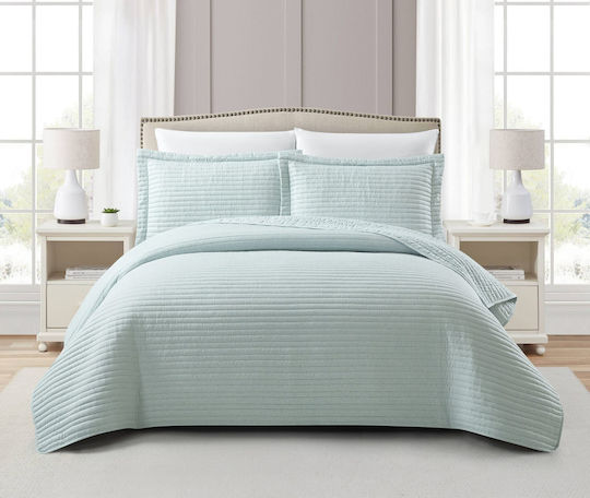 Liolios Home Κουβερλί Υπέρδιπλο Aqua 220x240cm