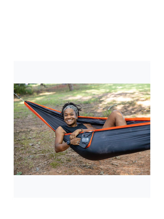 Eno Supersub Αιώρα Αλεξίπτωτο Διπλή Υφασμάτινη Grey / Orange 280x190εκ.