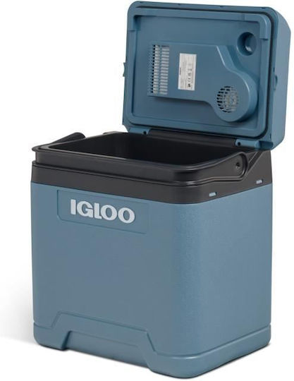 Electric Cooler Igloo Ie30dc 12 V Modern Blue 26 L