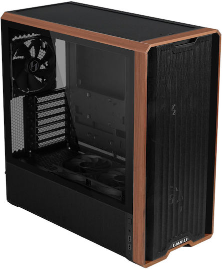 Lian Li Lancool 217 Gaming Midi Tower Κουτί Υπολογιστή με Πλαϊνό Παράθυρο Μαύρο