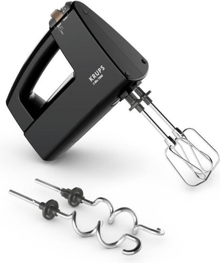 Krups 3 Mix 7000 Μίξερ Χειρός 500W Μαύρο