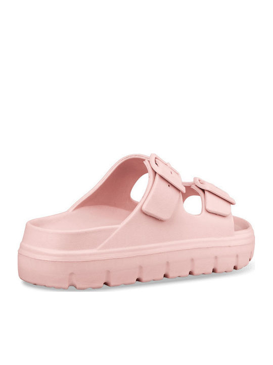 Sandale Casual Damă Flatforme Roz