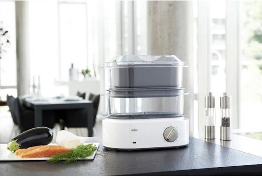 Braun Identitycollection Dampfgarer mit 2 Kochstufen 6.2Es