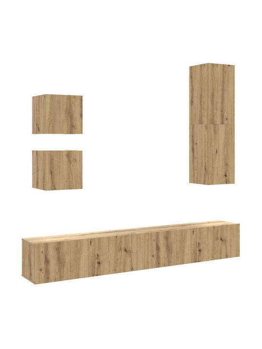 Wohnzimmer TV-Einheit Technical Oak