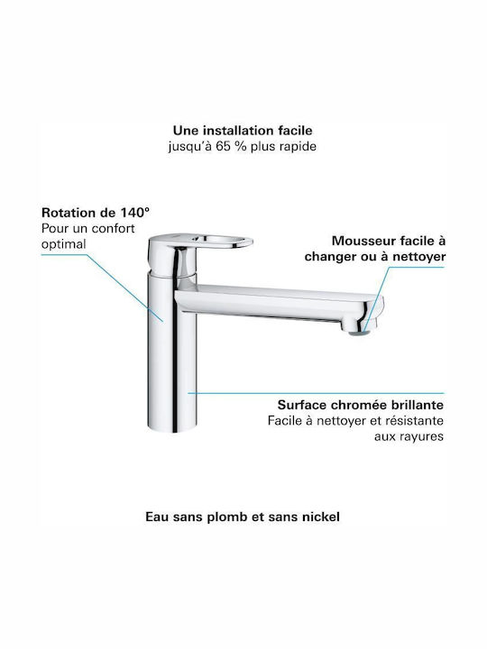 Grohe Kitchen Counter Faucet Silver
