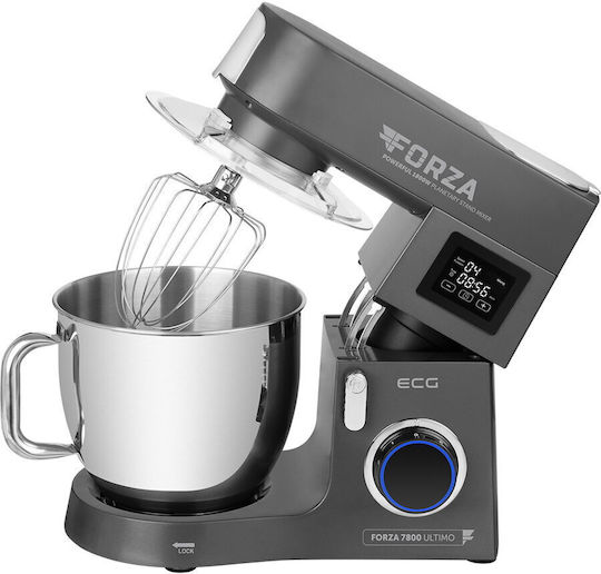 ECG Forza 7800 Ultimo Scuro Mixează 1800W cu Vas din Oțel Inoxidabil 8lt