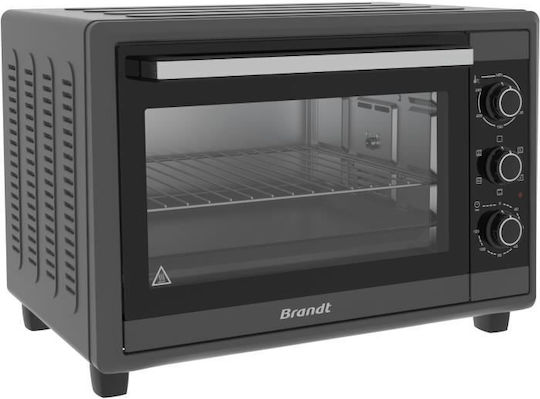 BRANDT FC35MUB Mini-Backofen – 35 Liter, 1500 W, Grill 750 W, Rotisserie, Multifunktion Mit Umluft, Innenbeleuchtung