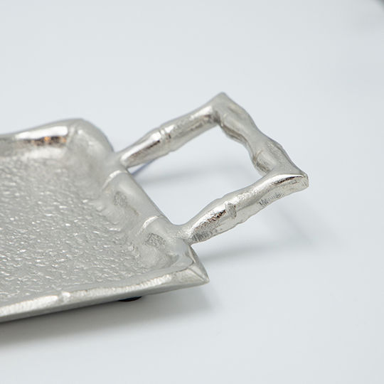 Metallic Rectangular Decorative Tray 59x22x4cm