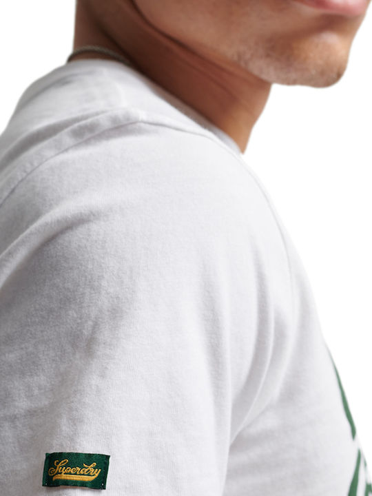 College T-shirt Λευκό