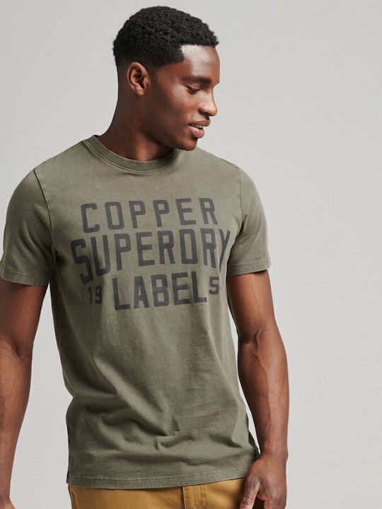 Vintage Copper Label T-Shirt Khaki
