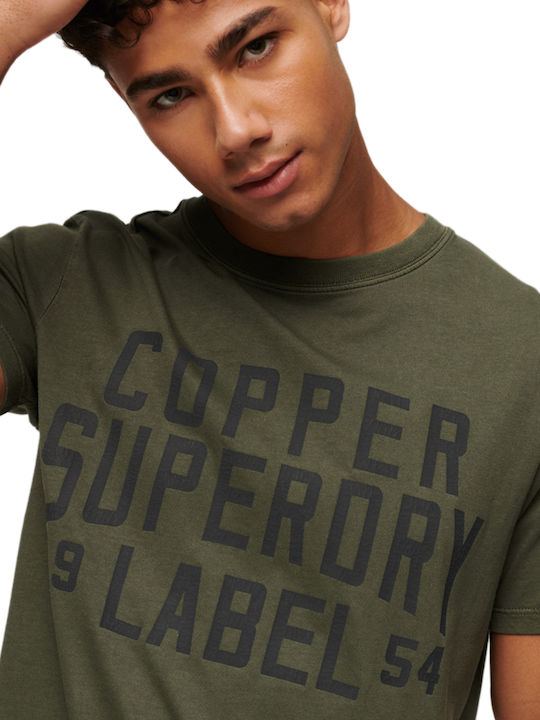 Vintage Copper Label T-Shirt Khaki