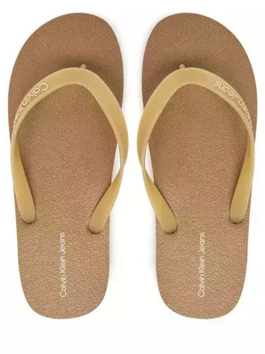 Slapi Bărbați Flip Flops Bej