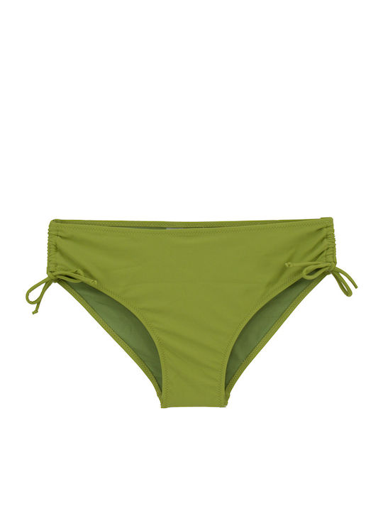 Plus Size Дамски Бански Bikini С Банели Subtle Glow Зелен